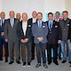 Ehrennadelträger mit Präsident der HWK OMV A. Hochschild, Staatssekretär Dr. S. Rudolph, E. Rehberg, Präsident der HWK Schwerin P. Günther, OB S. Witt, HGF der HWK OMV J.-U. Hopf