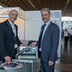 Hauptgeschäftsführer der Handwerkskammer OMV Jens-Uwe Hopf am Stand von Dr. Diestel am Lieferantentag 2018