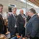 Wirtschaftsminister Harry Glawe zusammen mit dem Hauptgeschäftsführer der Handwerkskammer OMV Jens-Uwe Hopf am Stand von EMP