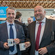 Wirtschaftsminister Harry Glawe zusammen mit dem Hauptgeschäftsführer der Handwerkskammer OMV Jens-Uwe Hopf