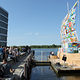 Festmachen im Rostocker Stadthafen anlässlich des MV-Tages