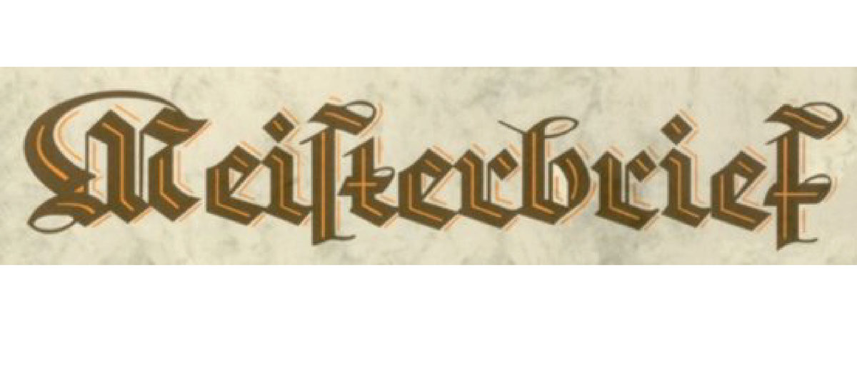 Titelbild Meisterbrief