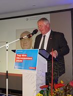 Präsident Axel Hochschild am Tag des Ehrenamtes 2020 in Waren (Müritz)