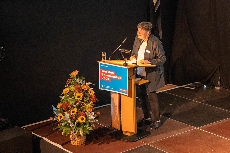 Festrednerin Hannelore Kohl (Vorstandsvorsitzende Stiftung Ehrenamt und bürgerliches Engagement in Mecklenburg-Vorpommern)