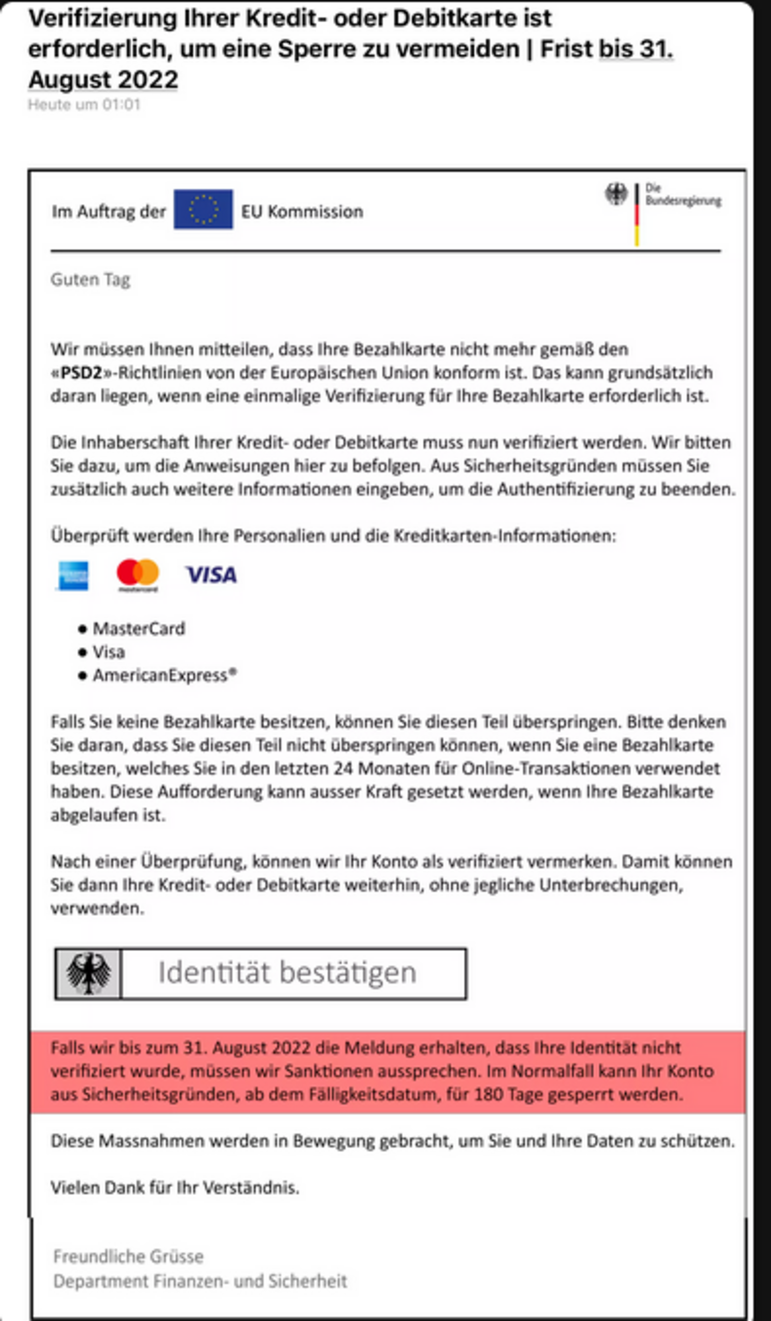 Phising-LKA Niedersachsen