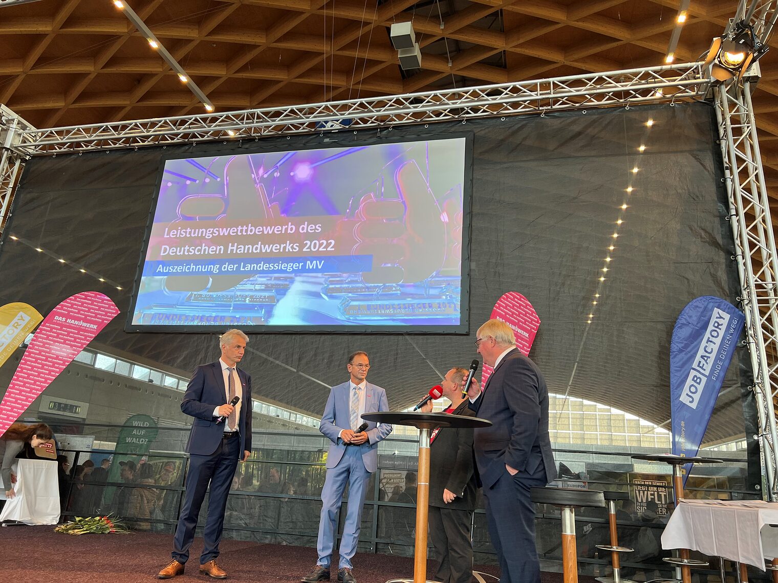 Leistungswettbewerb des Deutschen Handwerks 2022 - Auszeichnung der Landessieger M-V auf der Jobfactory in Rostock