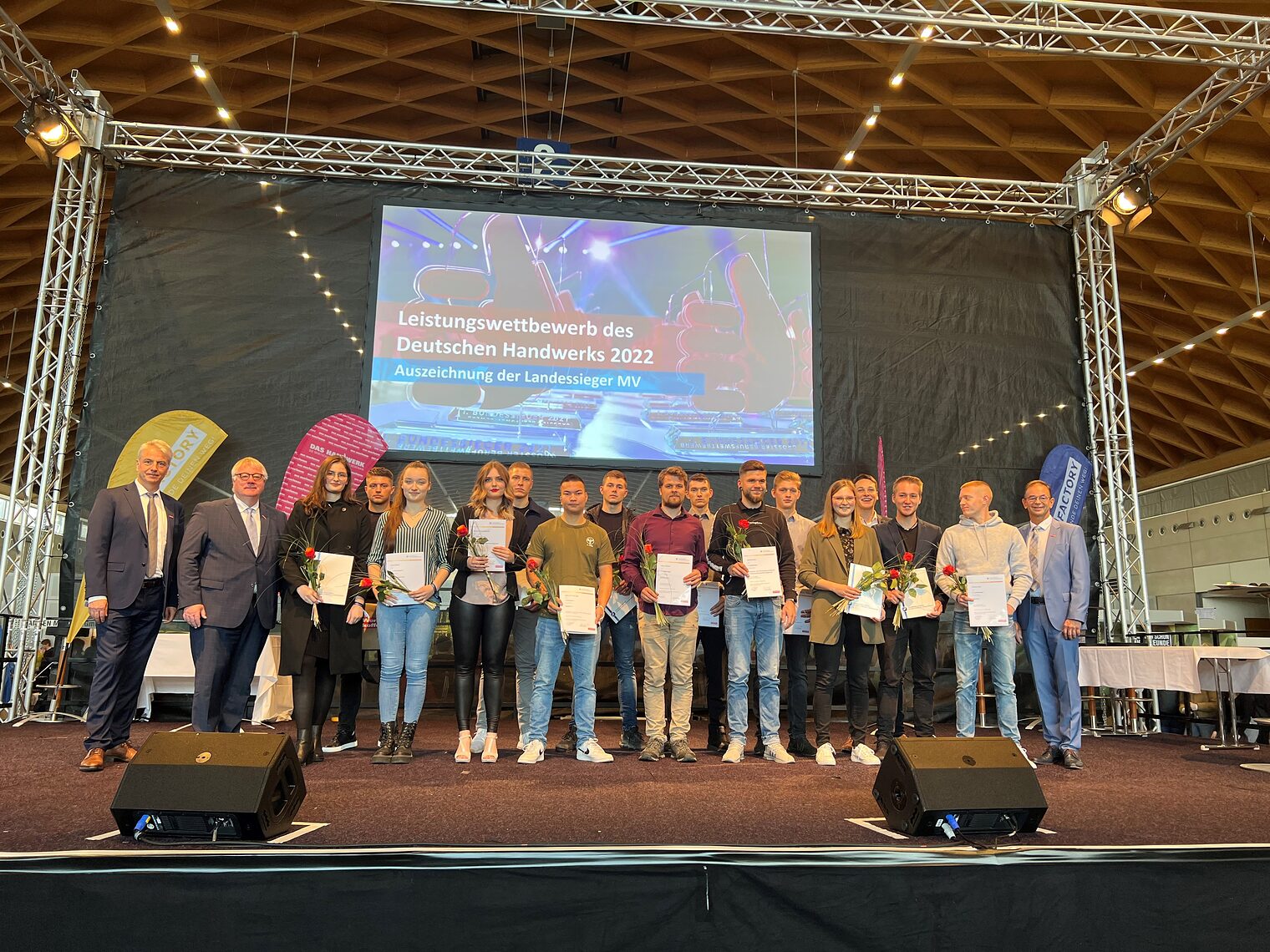 Leistungswettbewerb des Deutschen Handwerks 2022 - Auszeichnung der Landessieger M-V auf der Jobfactory in Rostock
