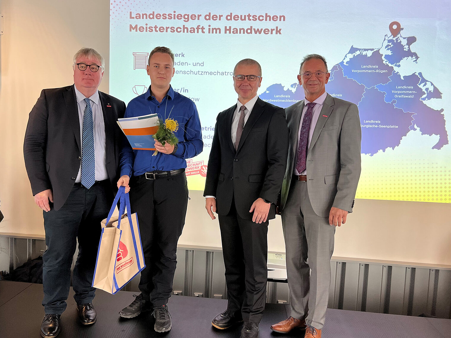 Auszeichnung der Landessiegerinnen und -sieger der Deutschen Meisterschaft des Handwerks in M-V