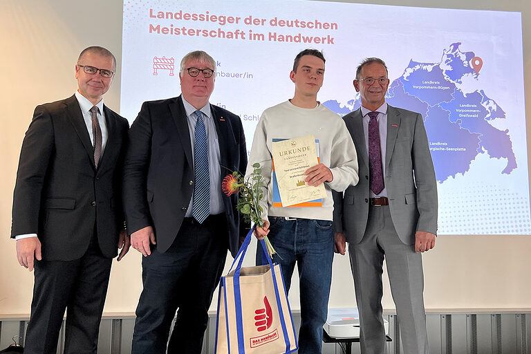 Auszeichnung der Landessiegerinnen und -sieger der Deutschen Meisterschaft des Handwerks in M-V