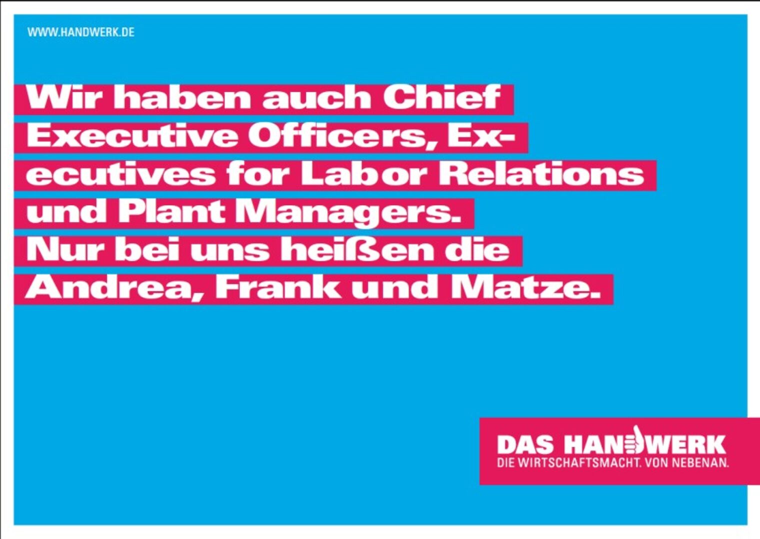 Imagekampagne - Chief Officers